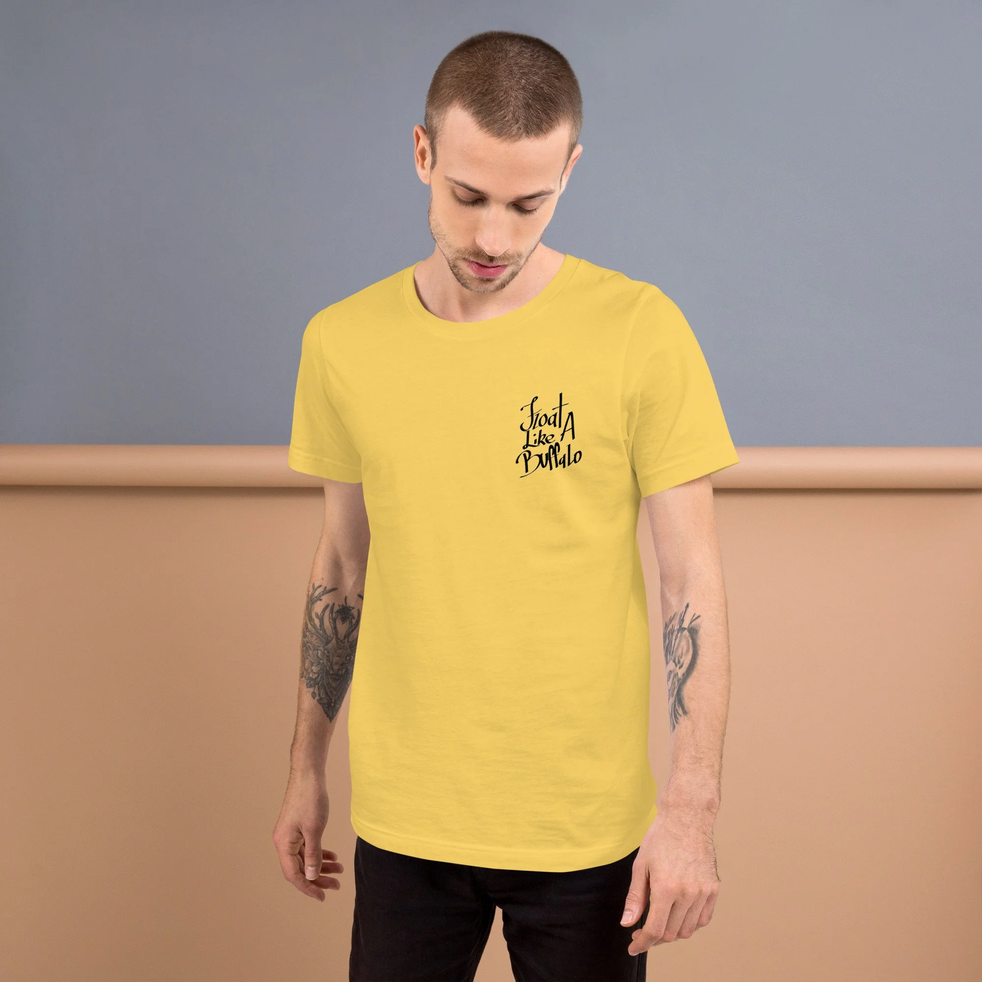 unisex-staple-t-shirt-yellow-front-677c9c3c951b5.jpg