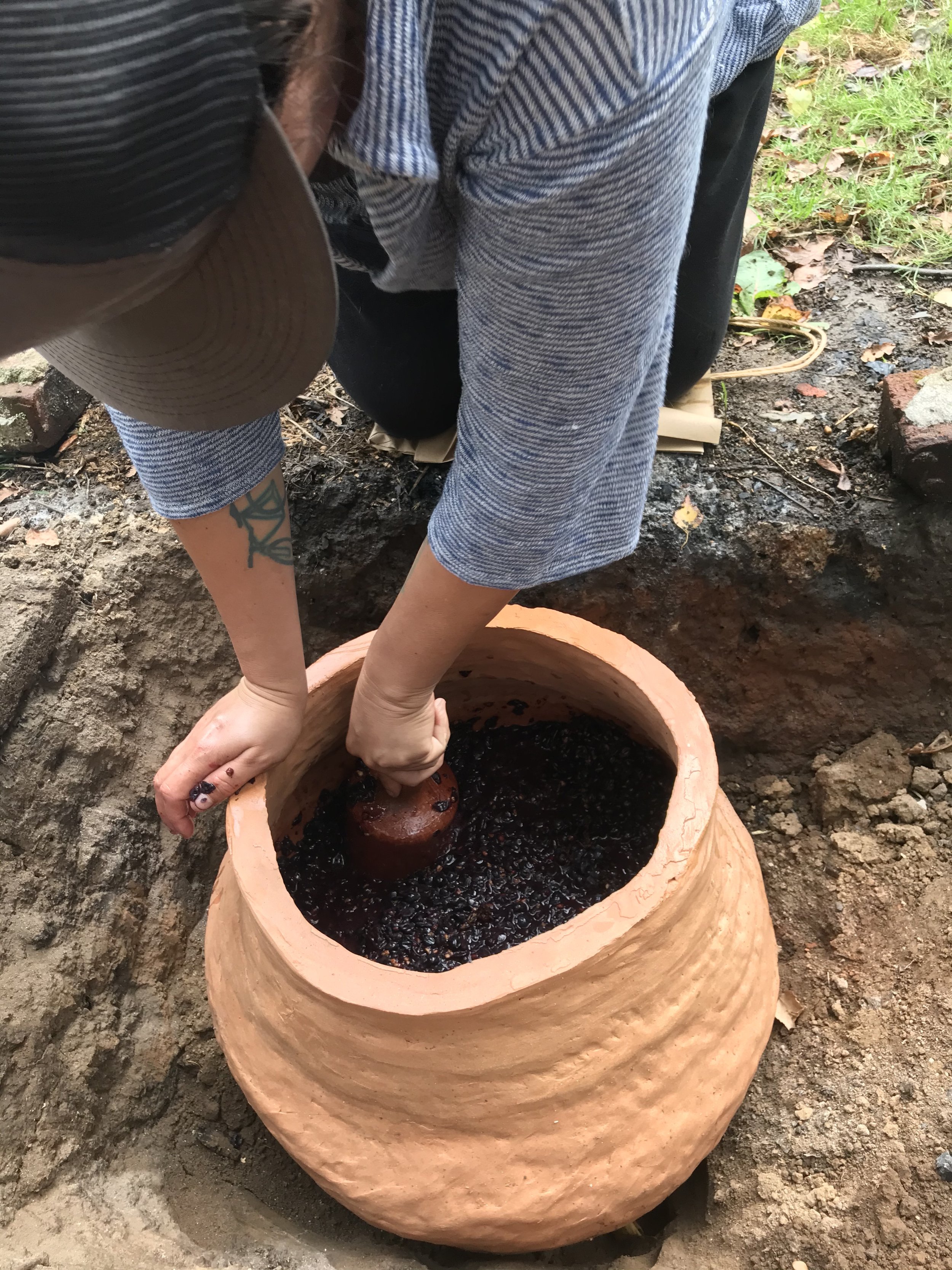  Wine making in amphora by  Able Farms  