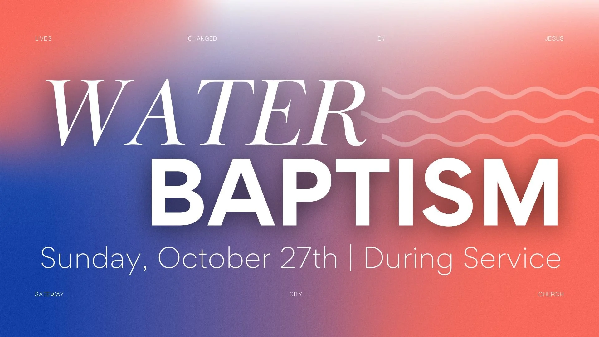 Water Baptism