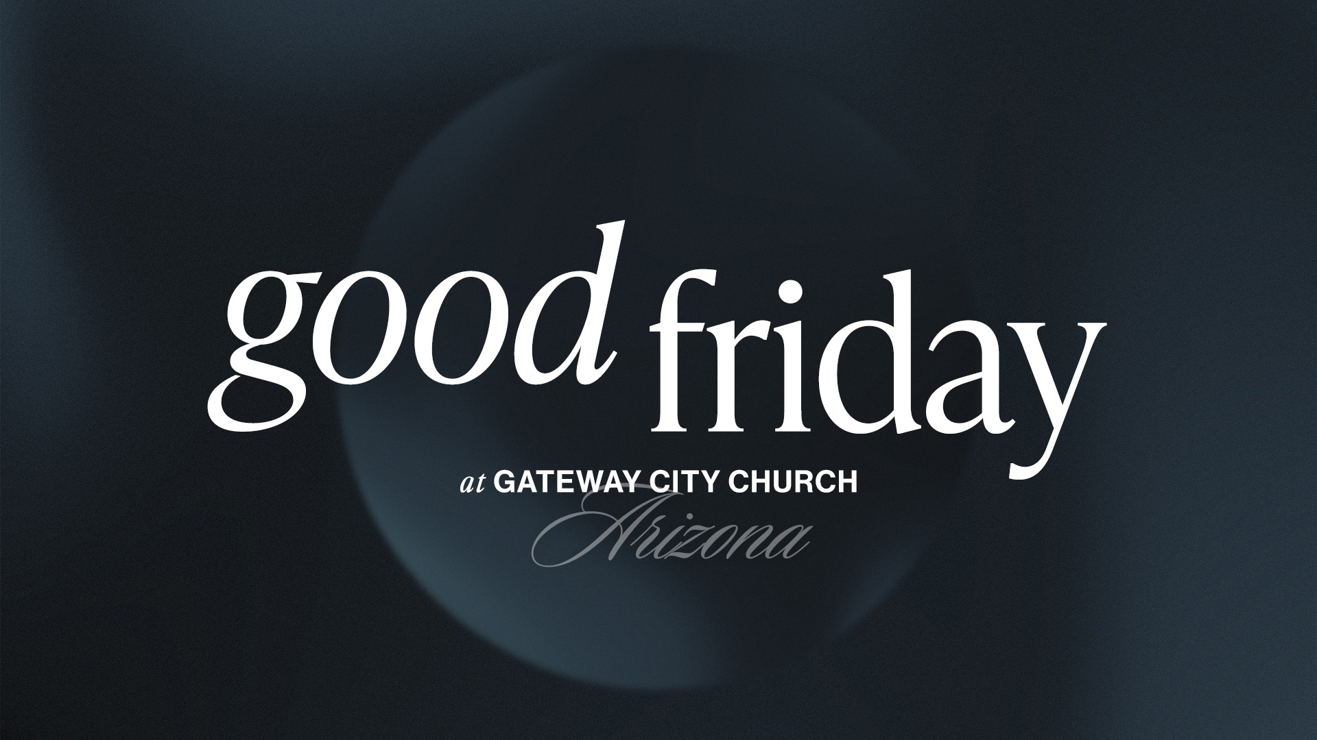 Good Friday Evening Service