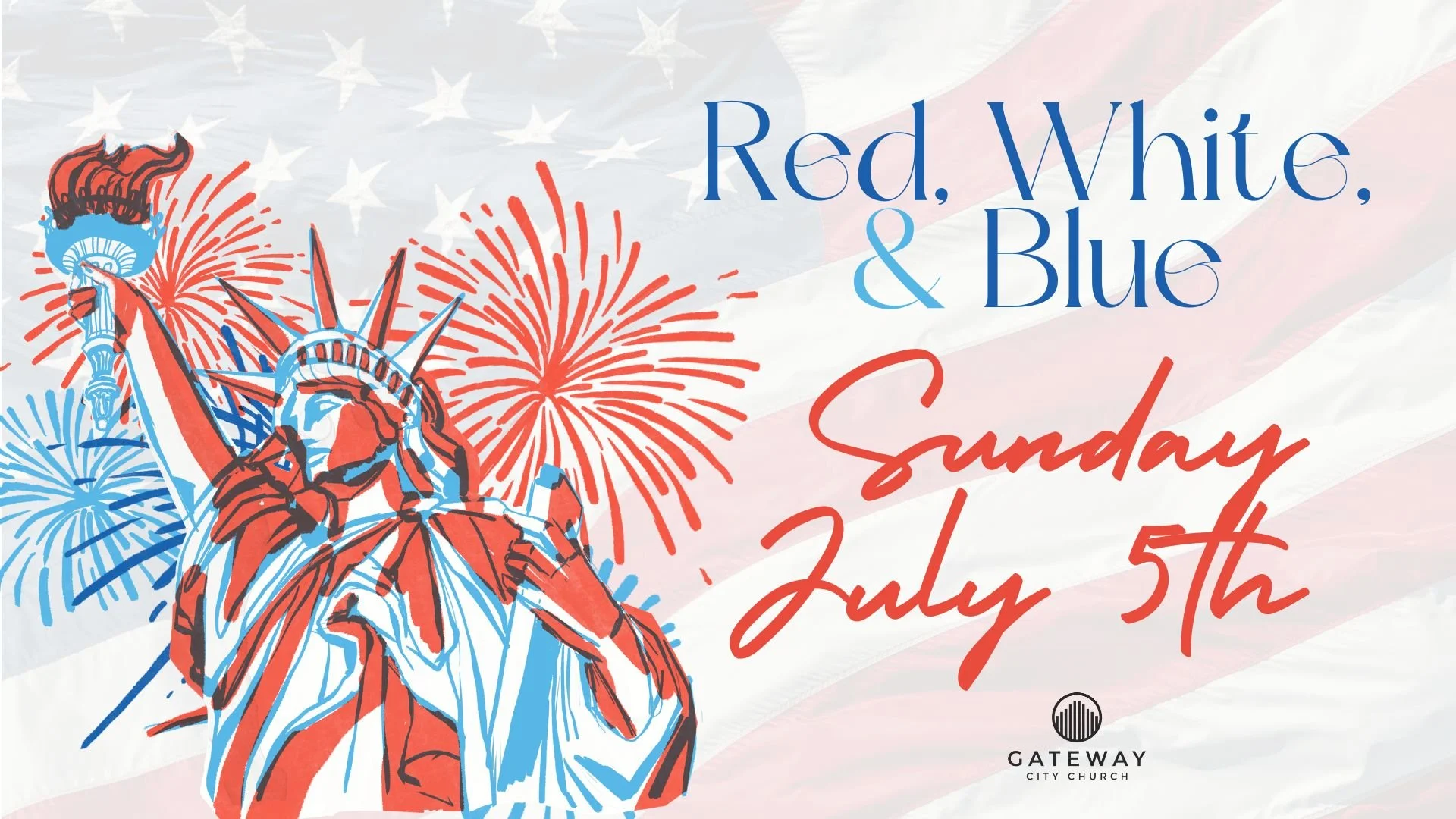 Red, White, & Blue Sunday