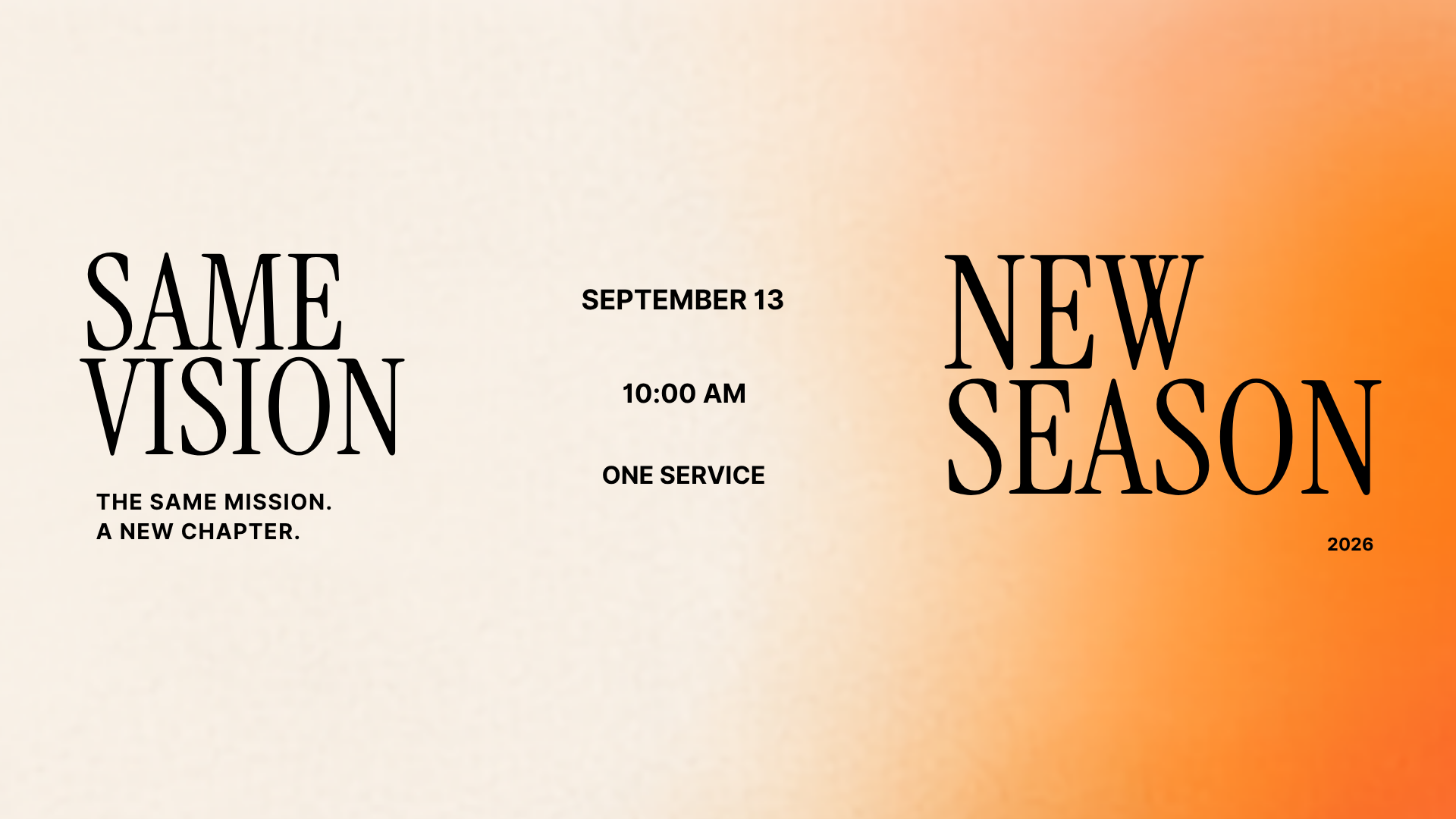 Vision Sunday