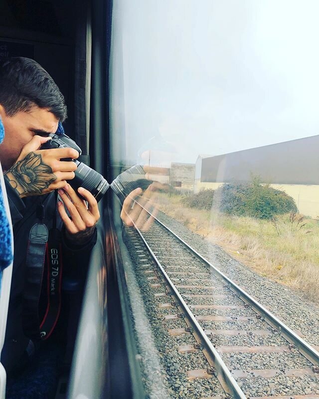 Team FPL on a 12 hour train journey to work with our beautiful friends @wilcannia_central_school FPL photographer Shannon snapping some moody foggy landscapes on the way. Photo taken on the land of the Wiradjuri people who are theTraditional Owners o