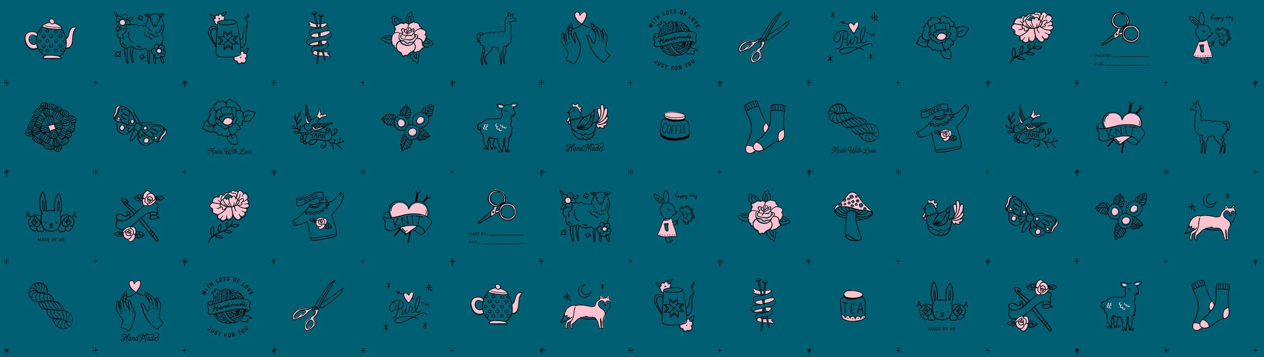 Purl - Charms - Teal