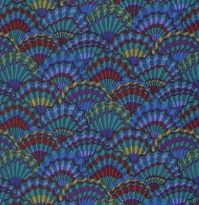 PWGP143.TEAL-Paper Fans.JPG