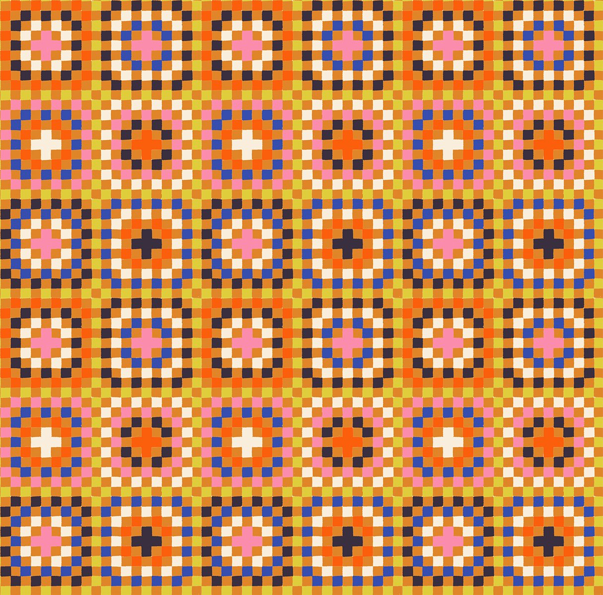 Meadow Star - Granny Square -Caramel