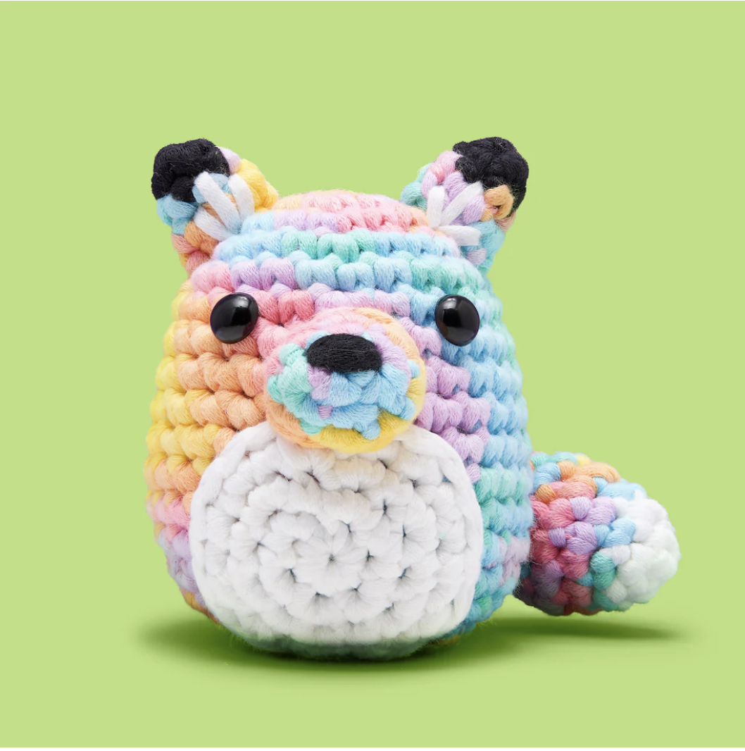 Woobles -Felix the Fox Pastel Crochet Kit