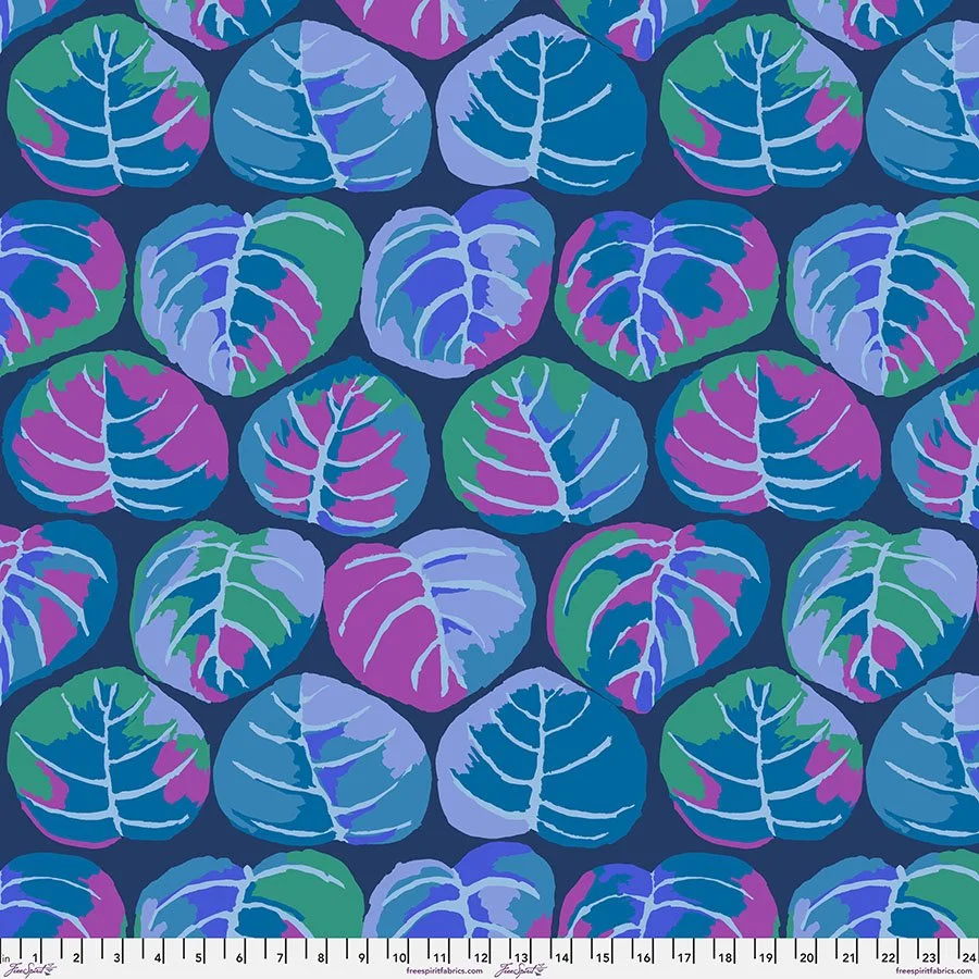 PWGP208.BLUE-Palm Leaves.jpg