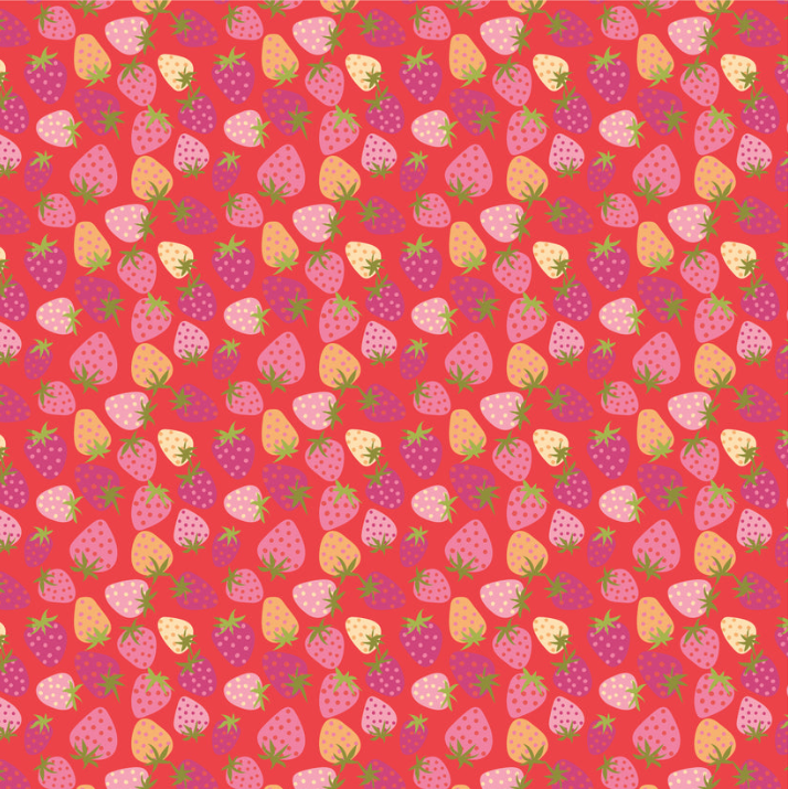 Calico Cowgirls - Strawberry Pie - Red