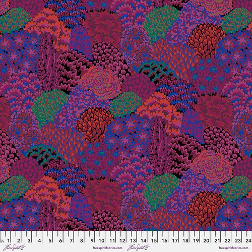 Large Oriental Trees - Maroon