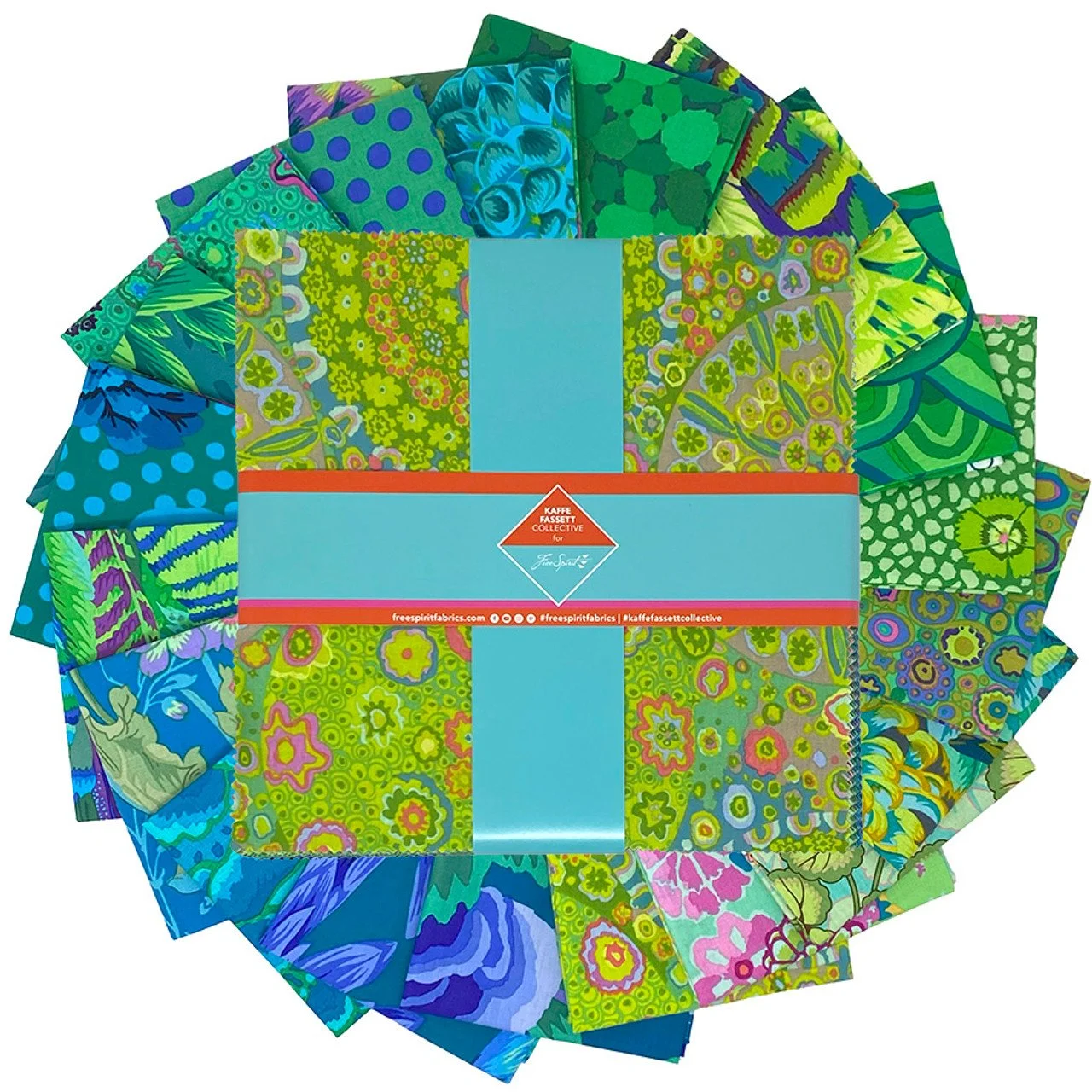 Tidal - Kaffe Fassett Collective Classics Plus 10" Charm Pack