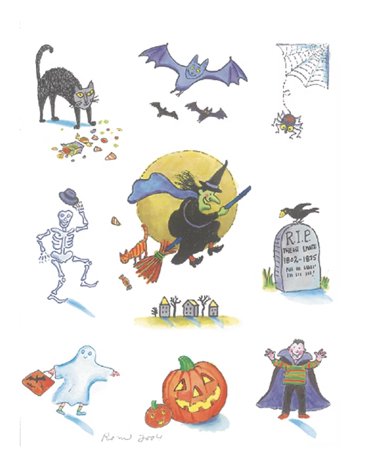 Flour Sack Towel - Halloween