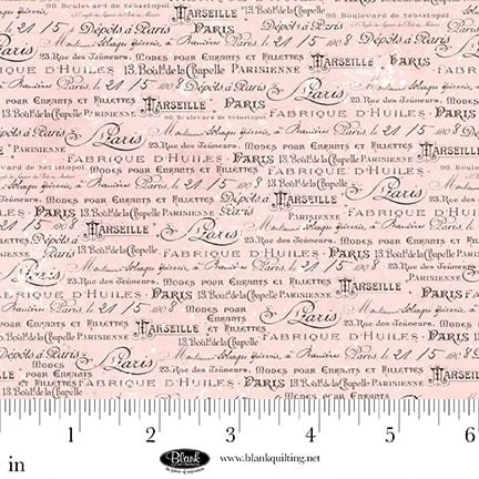 Parisian Snippets - Script - Pink