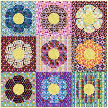 Retro Daisy Quilt Pattern
