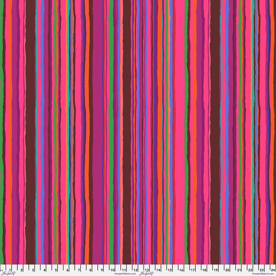 Preorder! Kaffe Fassett Collective February 2026 Collection - Echo Stripe - Red
