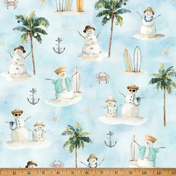 Seas & Greetings - Snowman Beach Day