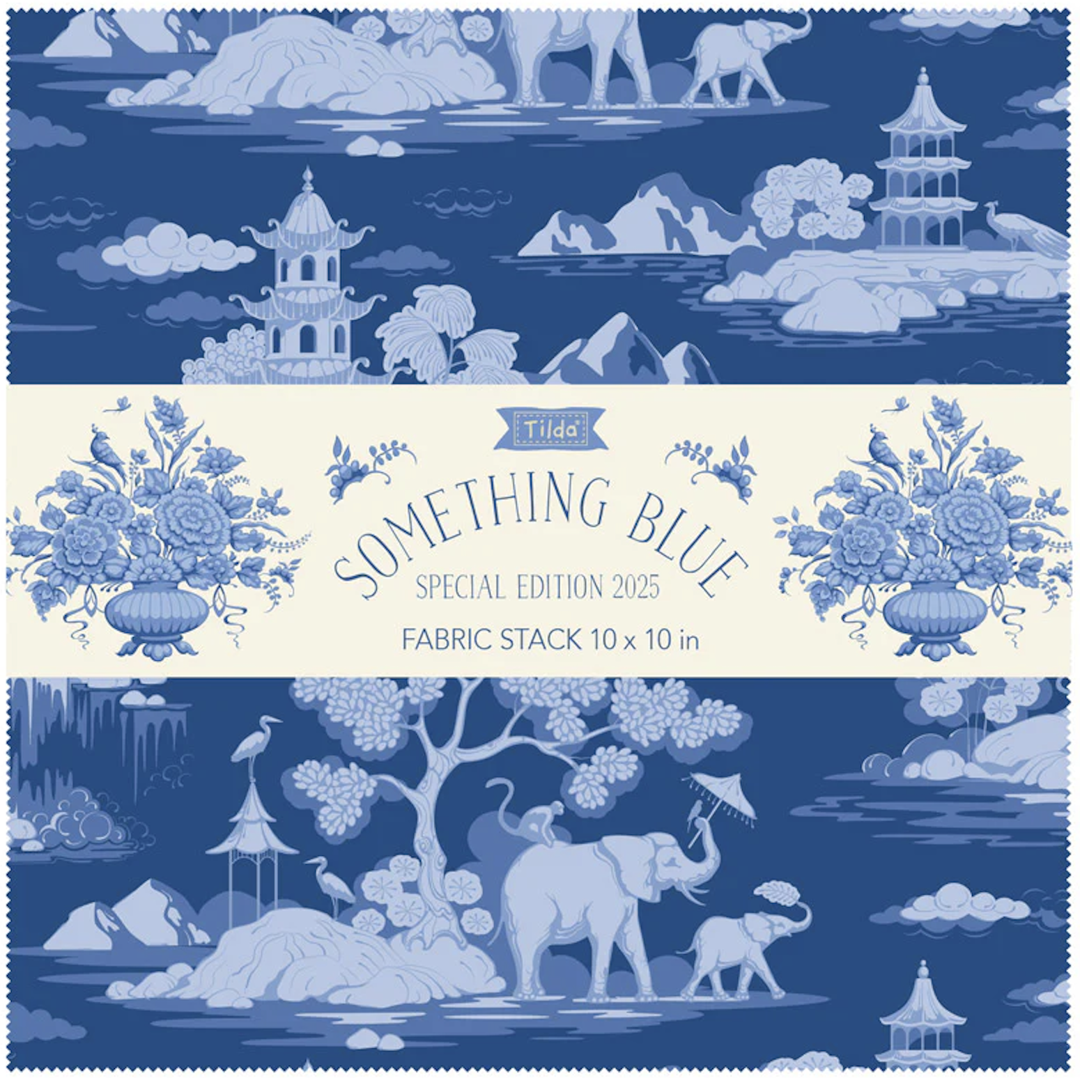 Pre-order! Something Blue - 10" Fabric Stack
