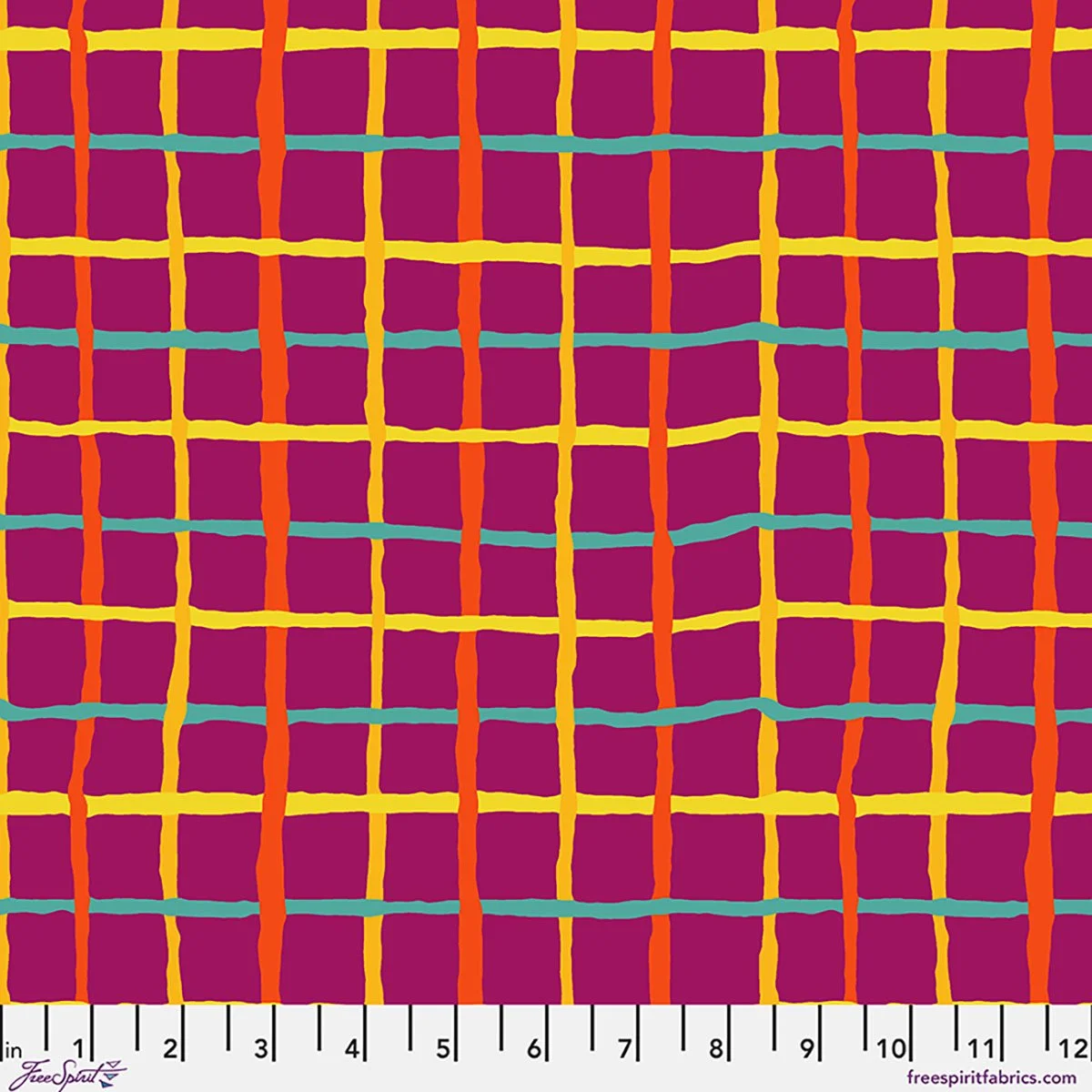 Preorder! Kaffe Fassett Collective August 2026 Collection - Grid - Magenta