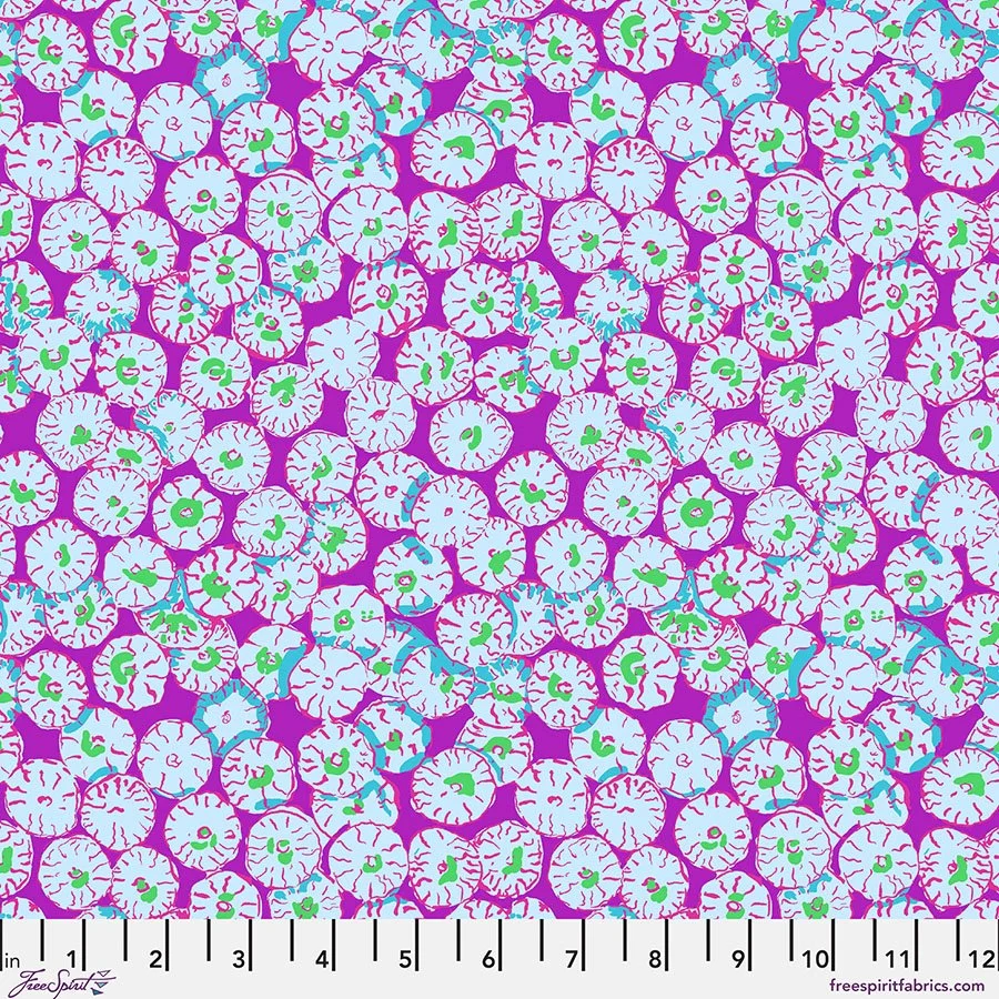 Preorder! Kaffe Fassett Collective February 2026 Collection - Sand Dollar - Purple