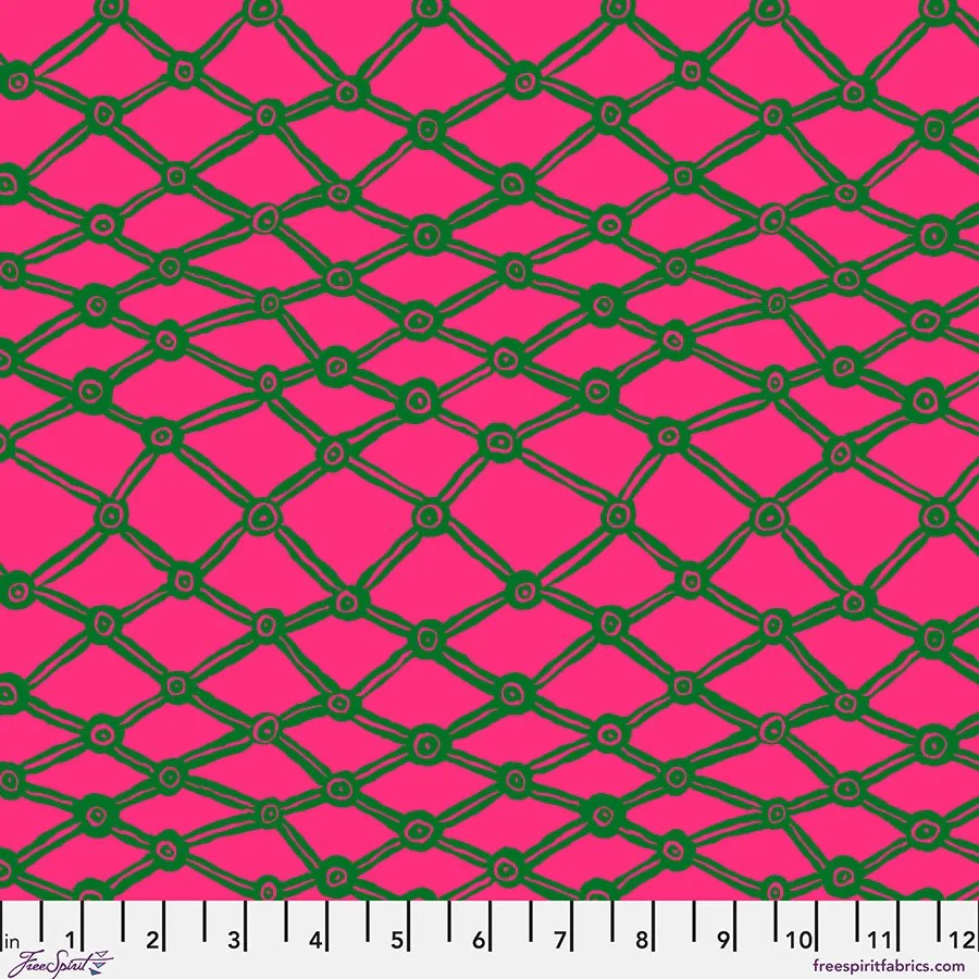 Preorder! Kaffe Fassett Collective February 2026 Collection - Nets - Pink