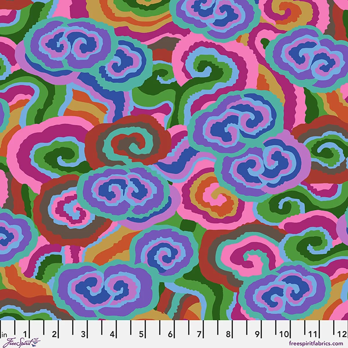 Preorder! Kaffe Fassett Collective August 2026 Collection - Cloud Scrolls - Deep