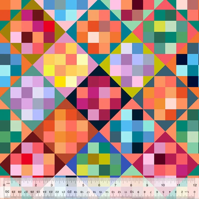 108” Wide Quilt Back - Colorblock - Multi