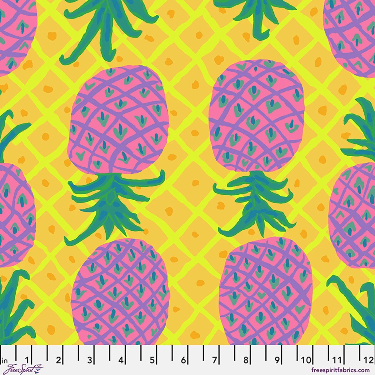 Preorder! Kaffe Fassett Collective August 2026 Collection - Upside Down - Yellow