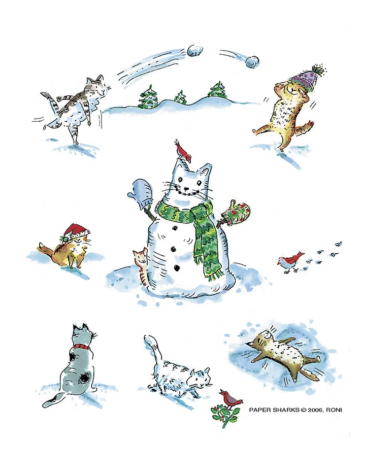 Flour Sack Towel - Snowcats