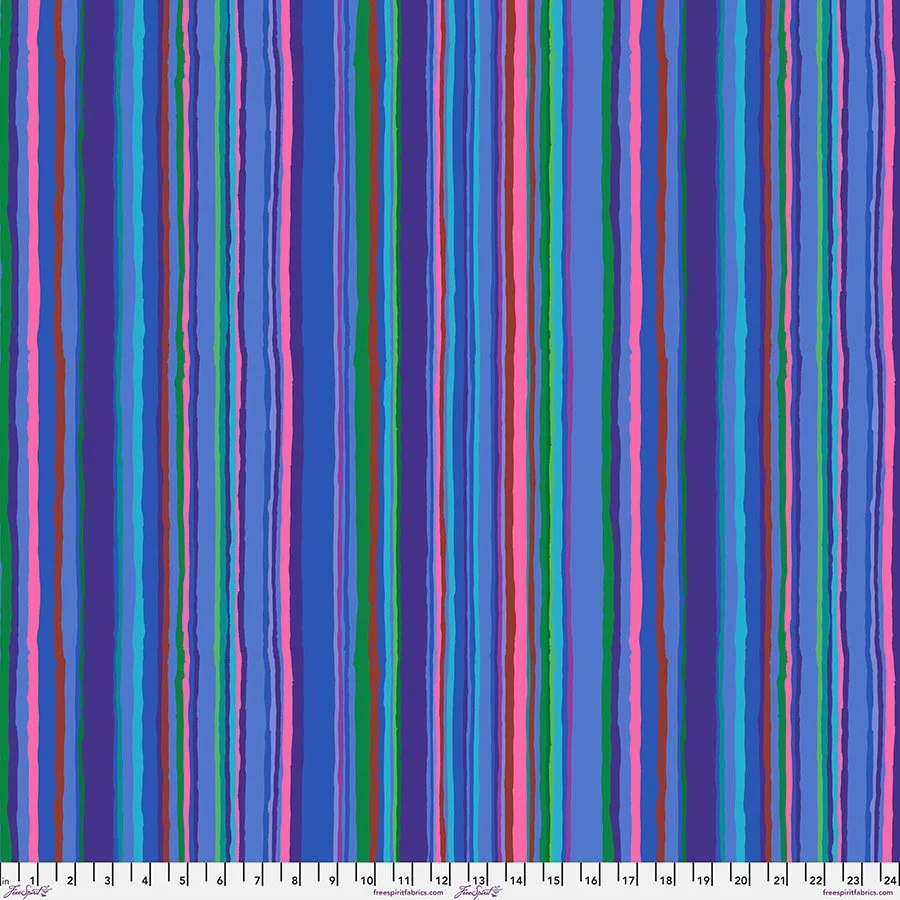 Preorder! Kaffe Fassett Collective February 2026 Collection - Echo Stripe - Blue