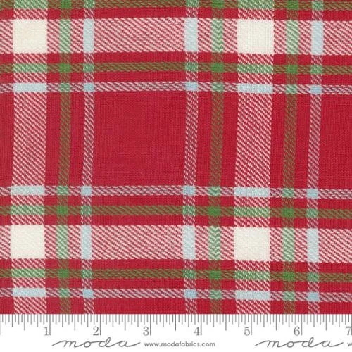 16" Classic Retro Toweling - Red Plaid