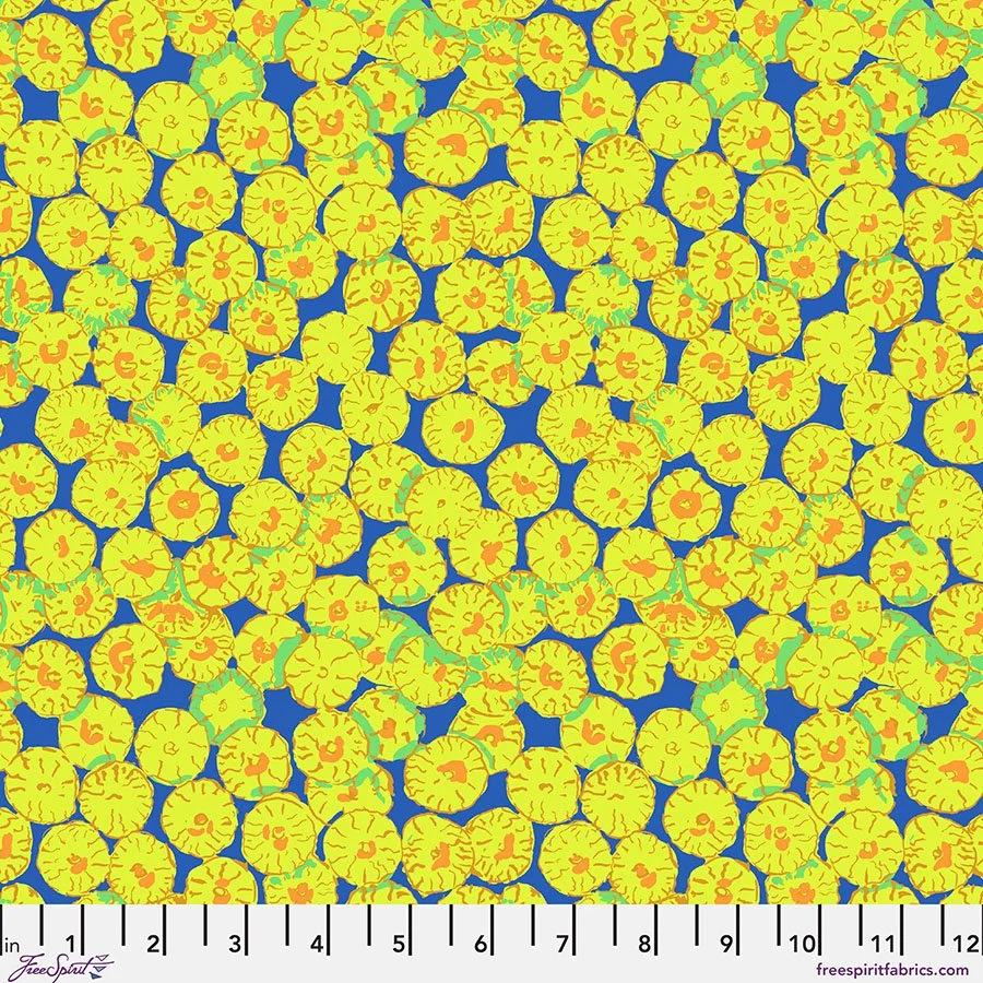 Preorder! Kaffe Fassett Collective February 2026 Collection - Sand Dollar - Blue