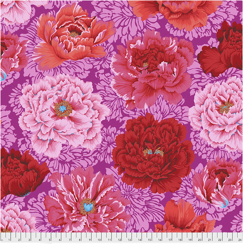 Brocade Peony - Hot