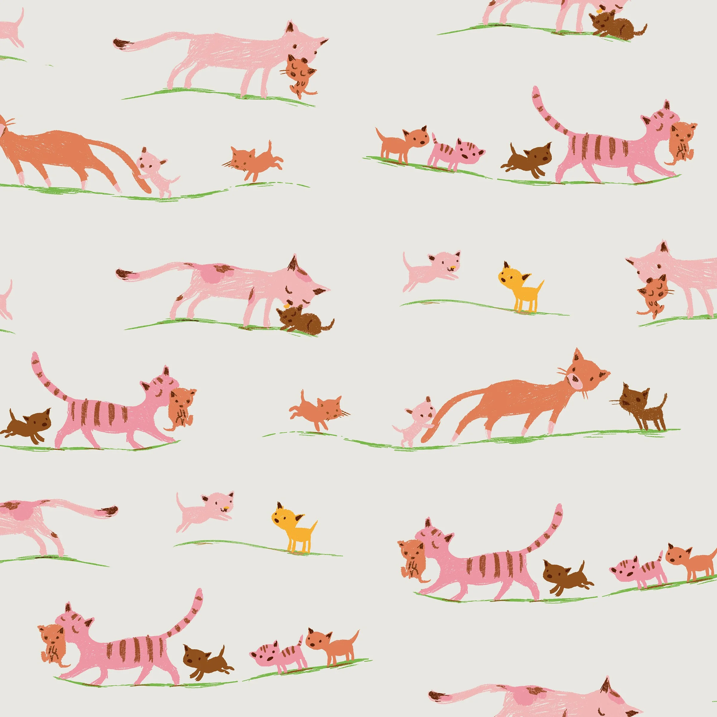 Marching Cats-40931D-5 Cream.jpg
