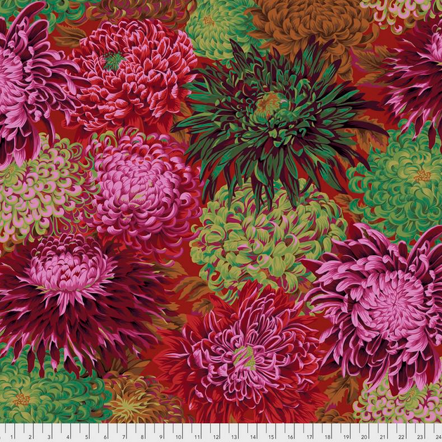 Japanese Chrysanthemum - Scarlet