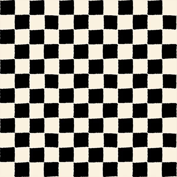 1-800-Calico - Block Print - Black