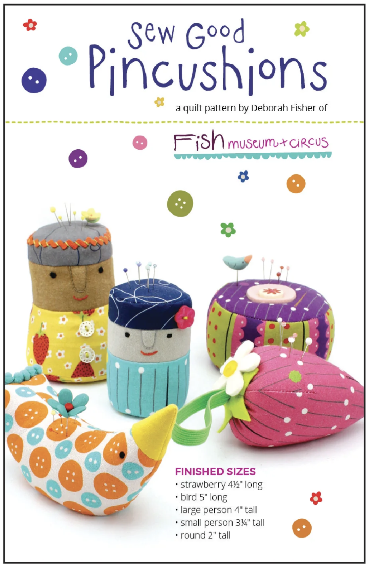 Fish Museum + Circus - Sew Good Pincushions
