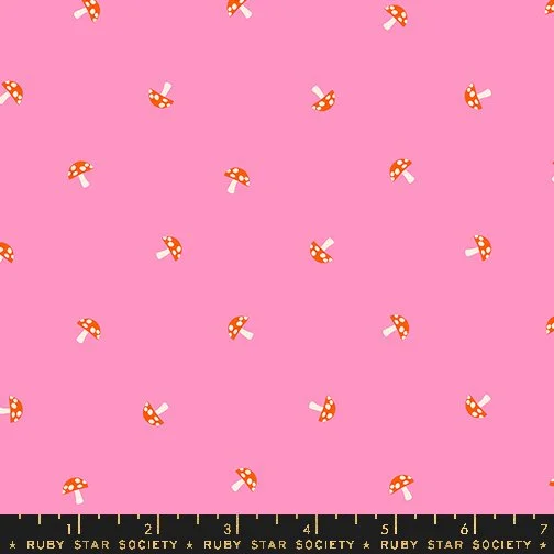 Carousel - Tiny Mushrooms - Flamingo