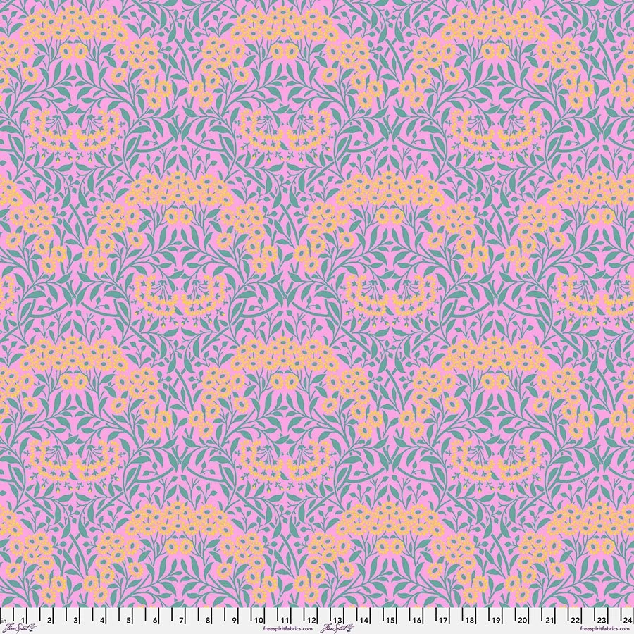Kaffe X Morris & Co. - Michaelmas Daisy - Pink