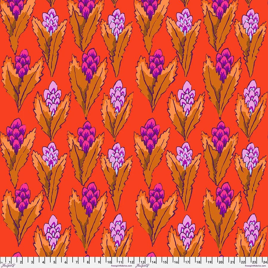 Preorder! Kaffe Fassett Collective February 2026 Collection - Hyacinth - Red