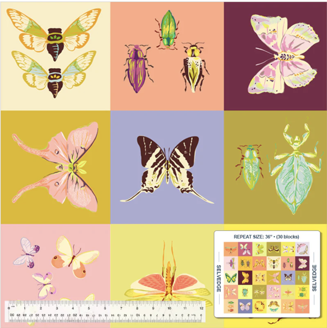 Insectarium - Square Dance Panel - Multi