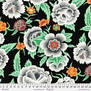 Embroidered Shawl - Black
