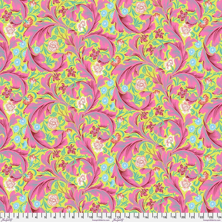 Kaffe X Morris & Co. - Leicester - Fuchsia