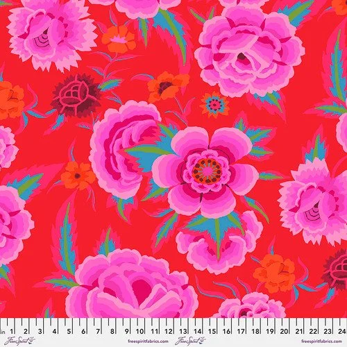 Embroidered Shawl - Magenta