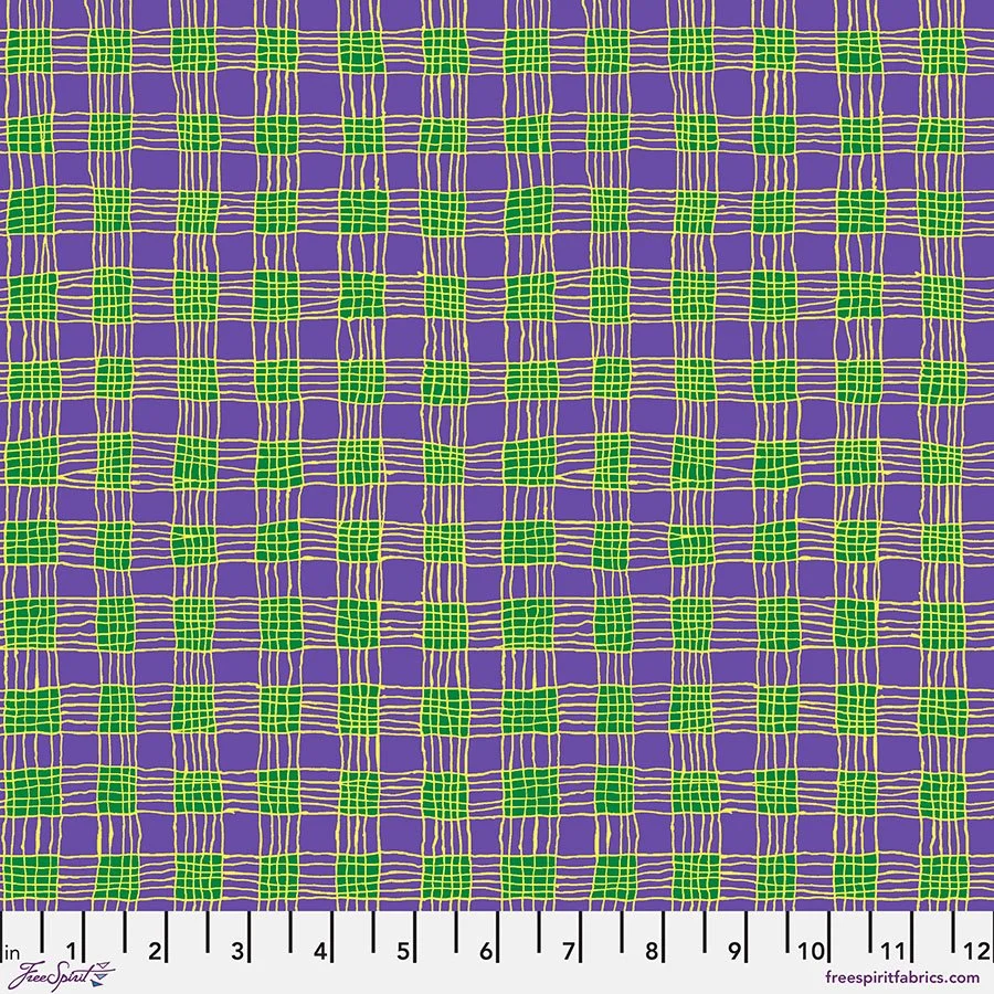 Kaffe's February 2025 Collection - Gingham - Purple