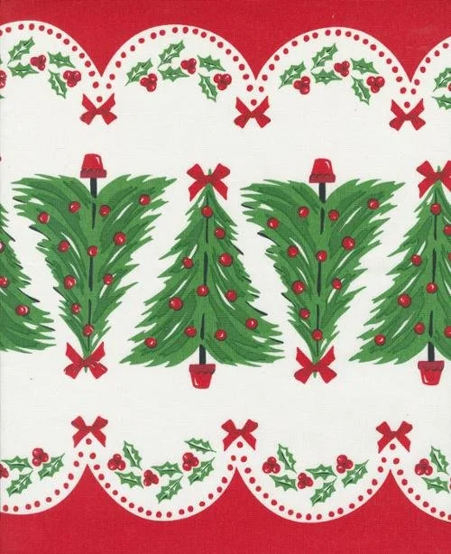 16" Classic Retro Toweling - Oh Christmas Tree
