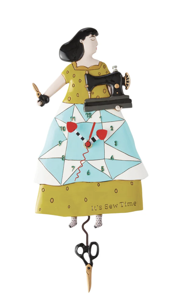 It's Sew Time Pendulum Clock
