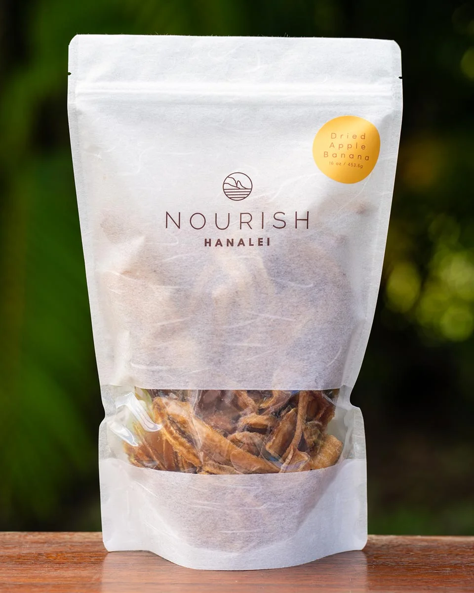 Healthy Hawaiian Dried Apple Bananas — Nourish Hanalei