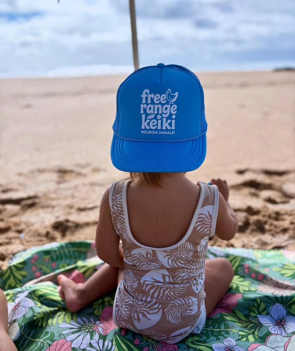 New merch for your free range littles! Available online + at the stand now 🫶