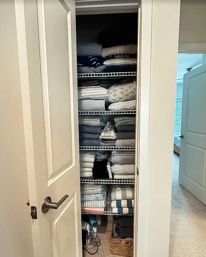 Never underestimate the power of a well-organized linen closet ✨

It&rsquo;s the kind of small change that makes a big difference.