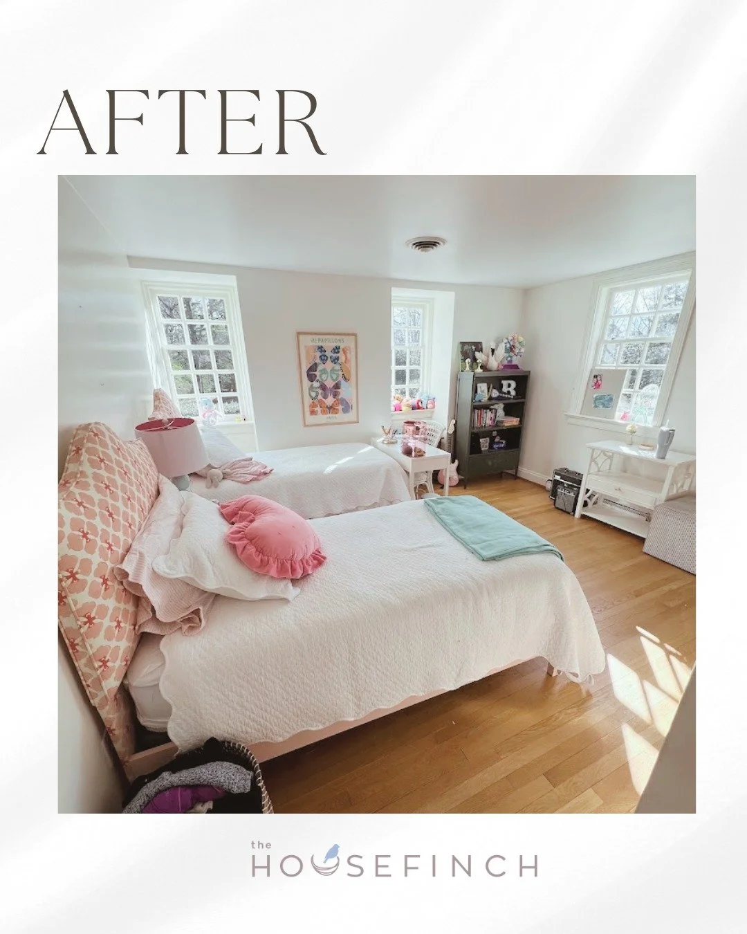 We love organizing kids rooms! Including them in the decisions on what to keep, donate and toss gives them a sense of autonomy and helps them value the whole experience a whole lot more!